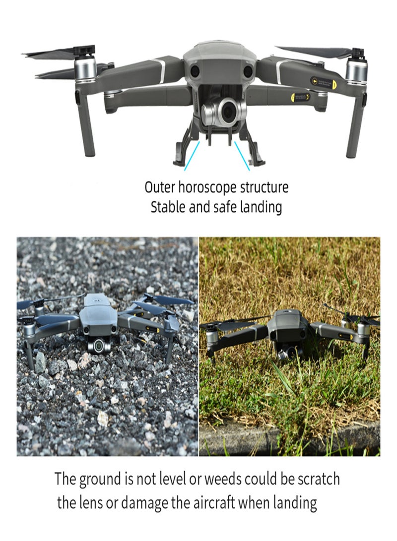 ستارت آر سي أرجل هبوط بديلة قابلة للطي ومقاومة للخدش لطائرة DJI Mavic 2 بدون طيار - Image 4